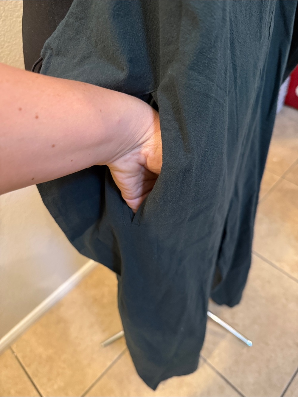 Dark Green Oversized Jumpsuit Overalls - Picture 2 of 7